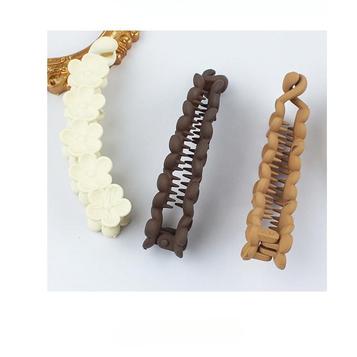 Flowers Twist and Curl with Small-sized Hair Volume Simple Vertical Hair Clips with Anti-slip PropertiesVersatile Hair Clips for The Back of The Head.