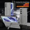 Wristband Kickstand Pen Slot Phone Case For Samsung Galaxy Z Fold 8 7 6 5 4 3 TriFold Front Glass Film Hinge Protective Cover