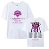 2026 PCD FOREVER Tour Koszulka z okazji 20. rocznicy Projekt The Pussycat Dolls Nadruk Koszulki Krótki rękaw Bawełna Damskie Koszulki