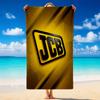 JCB Print Microfiber Beach Towel Sand?Resistant Lightweight Towel For Swimming Outdoor Travel Use