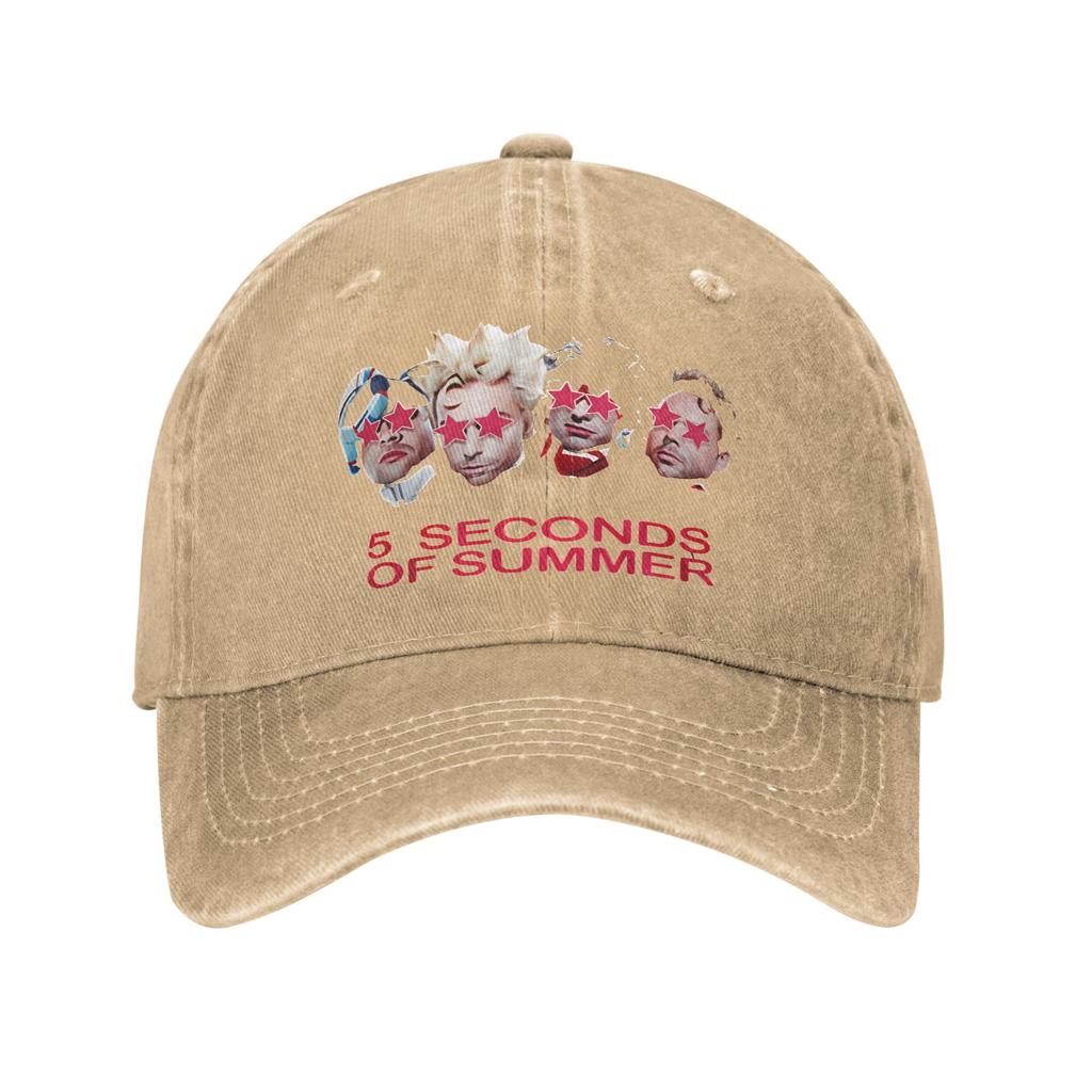 5so KAŽDÝ JE HVĚZDA 5 Seconds of Summer Kšiltovka Outfit Pro Muže Ženy Baseballové Čepice Retro Oblečení Snapback Čepice Nastavitelná