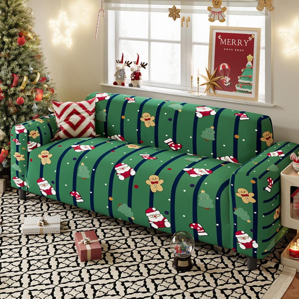 

Christmas Sofa Cover Nordic Style Milk Silk High Elastic Sofa Cover Amazon Sofa Cover Single bit