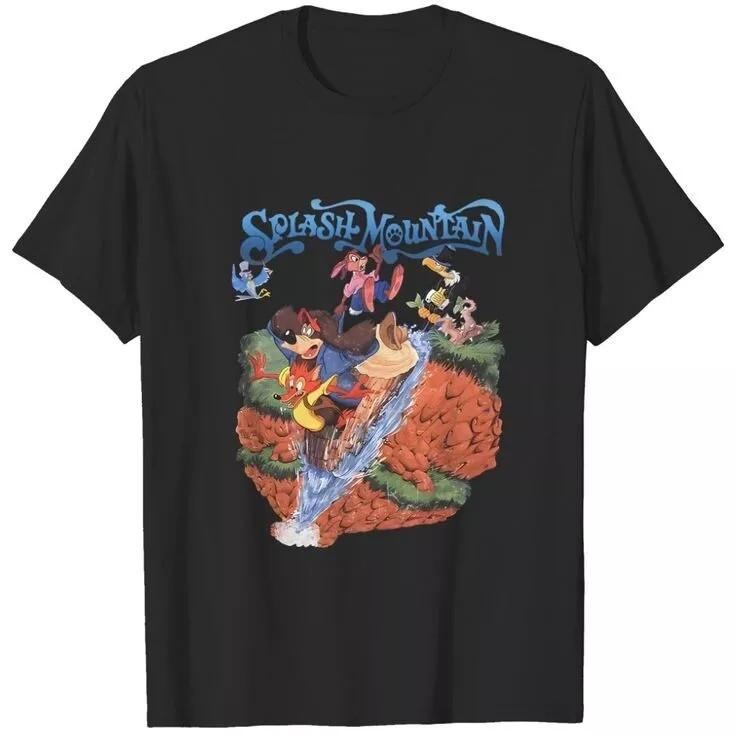 

Splash Mountain Gift For Fan Black Cotton Rabbit T Shirt Full Size S-5XL Unisex T-Shirt S