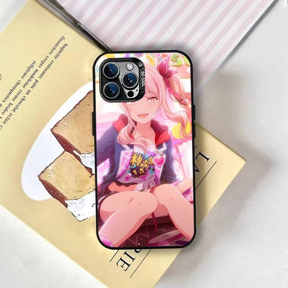 P-Project S-SEKAI Mizuki Akiyama Phone Case For iPhone 17,16,15,14,13,12,11 Plus,Pro Max,XS,Colorful Silver Black Cover