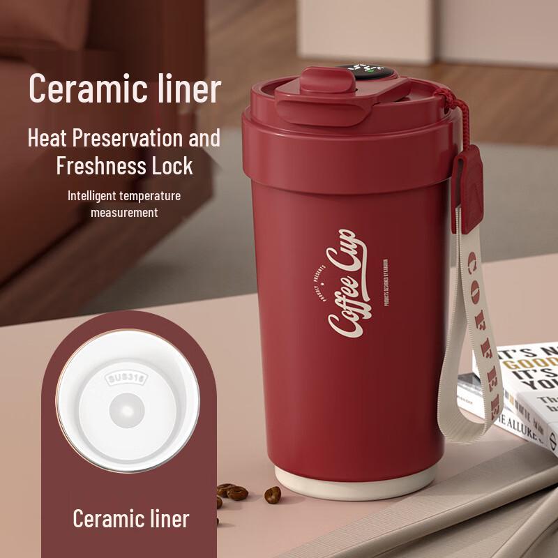 Changqi Smart Ceramic Lined Insulated Travel Mug