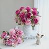 1PC Artificial Flowers Silk Ball Chrysanthemum Rose Home Room Wedding Bridal Bouquet Decor Valentine'day Outdoor Yard Garden Diy