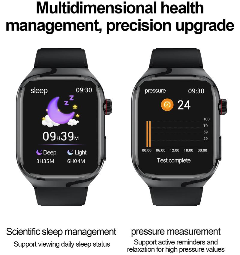 2025 Neue Mikro-Körperliche Untersuchung Fünf Organe Gesundheit Smartwatch Blutdruck Harnsäure Körperfett Uhren Bluetooth Anruf Smartwatch