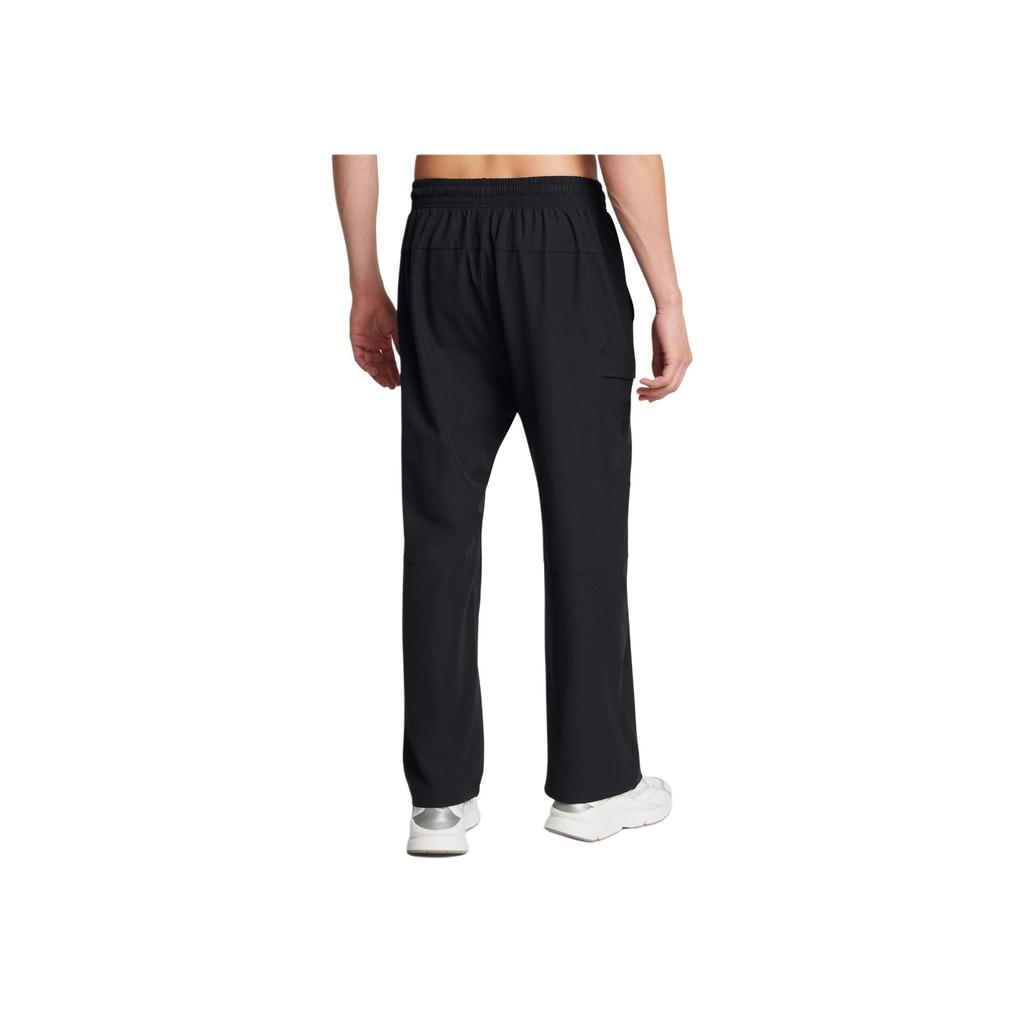 Under Armour Solid Color Straight Leg Casual Pants Men bottoms Black 1387364-001