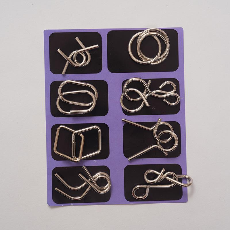 

Детский набор головоломок «Замок Лубань» - Девять переплетающихся колец для мальчиков и девочек