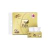 Qingfeng Original Wood Pure Gold 4-Ply Facial Tissues, 6-Pack