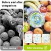Fruit and Vegetable Cleaning Machine, 5-Min Rapid Fruit Vegetable Meat Purifier with Suction Cup Base - Wireless Charging (White)