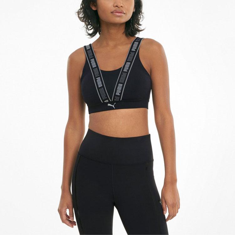 Puma High Impact Fast Comfortable Fitting Sports Bra Women Underwear Black 520296-01