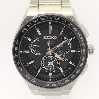[GEBRUIKT]ASTRON GPS Solar SBXB123 Executive Line Horloge met Doos en Garantie [Uitstekende Staat] Heren