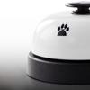 New Pet Toy Training Bell (white (white + Black Button))