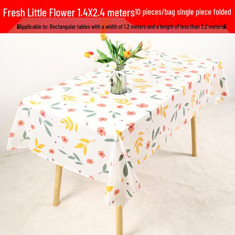 ZISIZ Disposable Rectangular Paper Tablecloth