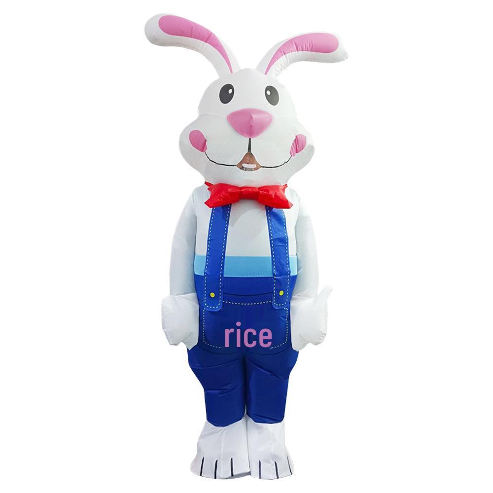 

Easter Bunny Inflatable Costume for Festival Parties and Performances Adult One Size