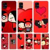 Cute Cartoon Pucca Garu For Samsung Galaxy A51 A50 A71 A70 Phone Case A40 A41 A30 A31 A20E A21S A10 A11 A01 5G A6 A8 + A7 A9 Plu