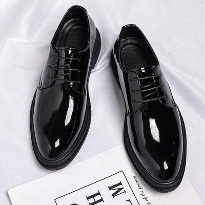 Herren Leder Schuhe mit Innensohle 2025 neu glänzend Business Kleid helle Leder Erhöhung 8cm Schuhe spitz Bräutigam Hochzeitsschuhe