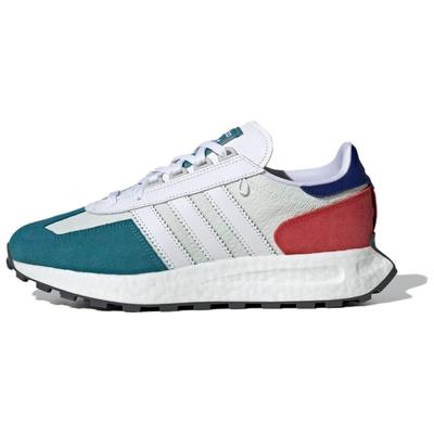 Originals Retropy E5 Boost Pelle Retro Versatile Antiscivolo Basso Lifestyle Scarpe Casual Unisex sneaker Beige Blu Rosso ID6262