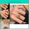Butterfly Elegant Knot Ring For Women Stylish Open Adjustable Copper Fashion Jewelry