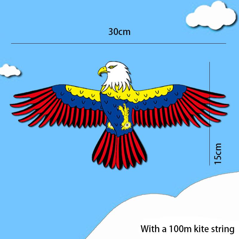 Colorful Weifang Hongyun Fish Rod Kite Cartoon Children s Mini Plastic Toy Parrot Swallow Kite Style F