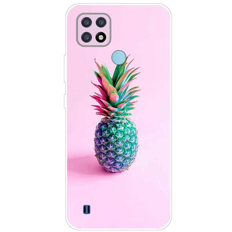 Realme C21 Hülle 6.5'' Klar Silikon Fudnas Weiche TPU Hülle Für Realmi C21 2021 Hülle C 21 Handyhüllen Rückseite RealmeC21 Bumper