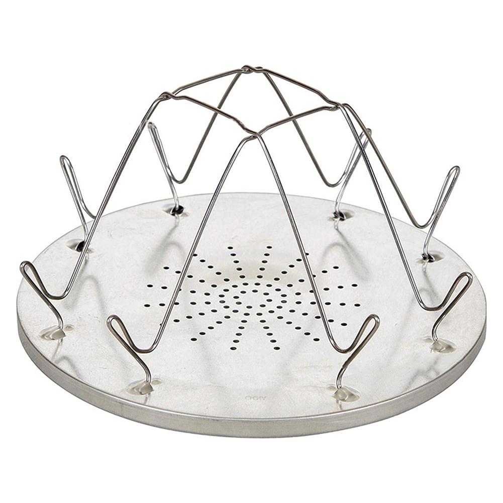 Stainless Steel 4 Slices Foldable Toaster Non-Stick Slice Bread Grills Rack Camping Equipment