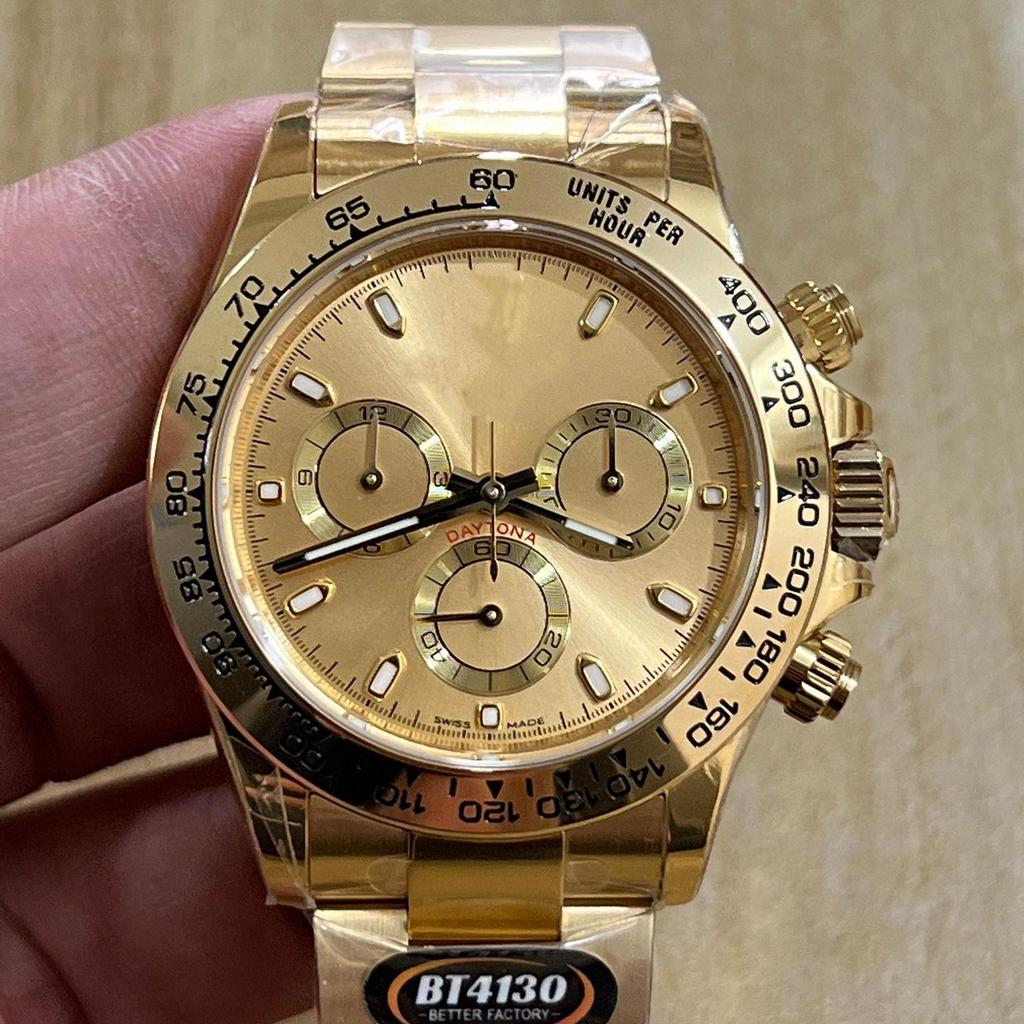 Laojia Daytona Men's Multifunctional Waterproof Mechanical Watch - Luminous, Three-Eye, Six-Needle Design