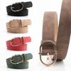 Womens Soft Faux Leather Belt With Alloy Pin Buckle Adjustable Waistband Jeans Casual Office Chic Outfit