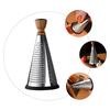 9 Inch Household Grater Stainless Steel Cone Cheese Grater with Ergonomic Handle for Kitchen Vegetable Shredder