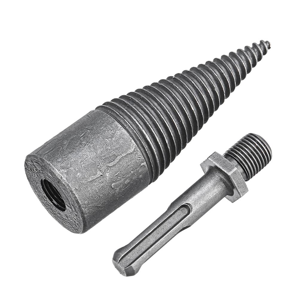 Log Wood Splitting Electric Hammer Drill Bit Splitter Cone Firewood Split