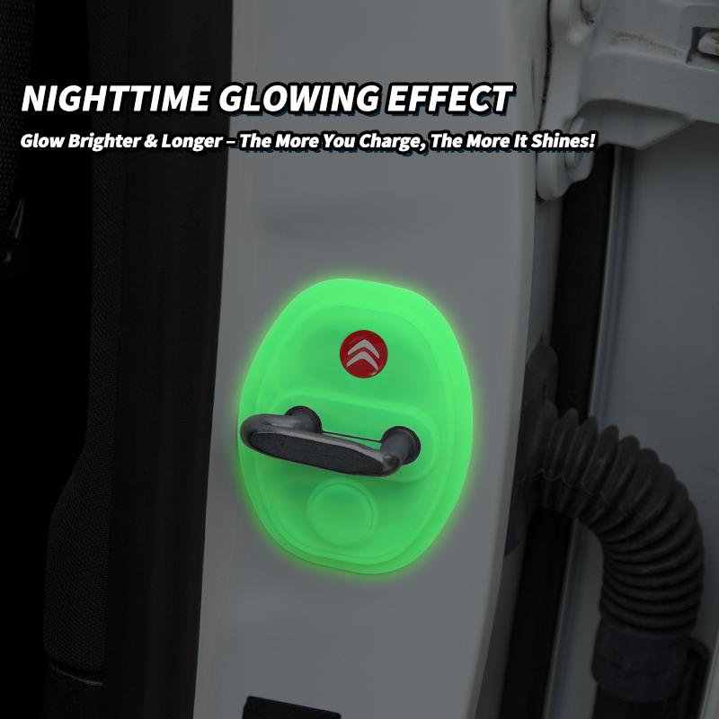 

4 шт. Автомобильный стайлинг Авто Защитные наклейки на замок двери Аксессуары для Citroen C1 C3 C4 C5 C6 2CV VTS Picasso Cross Cactus RD3