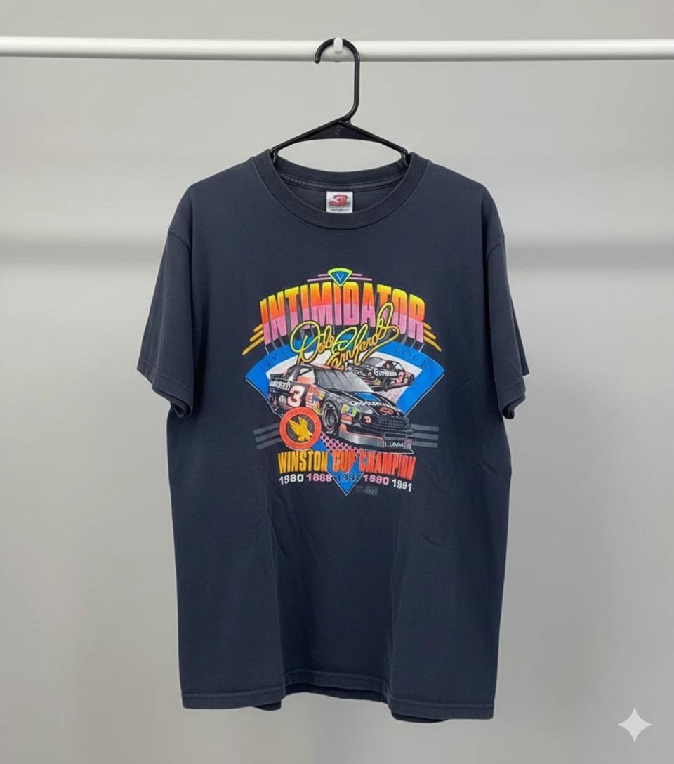 Unisex Adult Casual Graphic Dale Earnhardt Intimidator #3 Winston C... M