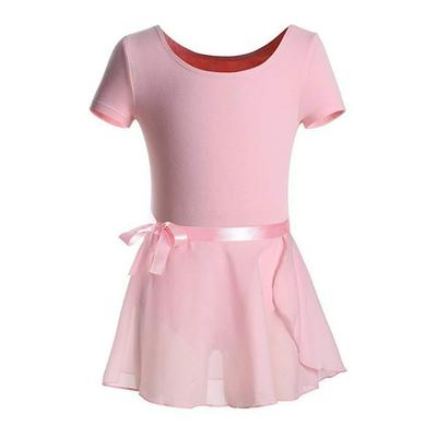 Children's Ballet Costumes, Girls' Spring and Summer Short-sleeved Practice Clothes, Physical Children's Costumes