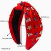 Flag Letter Headband Hand Sewn Rice Beads USA Letter Pentagram Accessories Hair Accessories