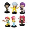 6pcs/Set Q Version Demon Hunters Action Figure PVC Toy Derpys Rumi Mira Zoey Sussy Figurine Doll For Fans Gift Childen Gift