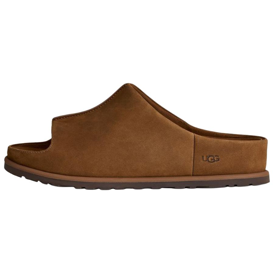 

UGG Rubber Slide Slippers Men s Dark Brown 1177351-DKC 42