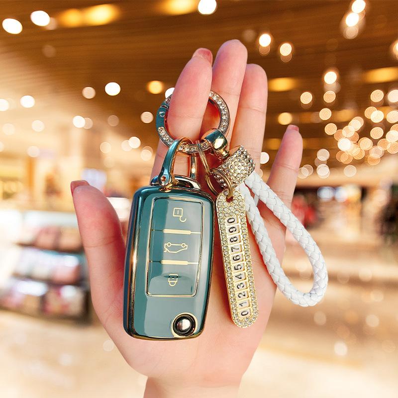 Použiteľný kryt kľúča Volkswagen Langyi Suiteng Bora škrupina Santana polo Lingdu pracka Golf Tiguan taška