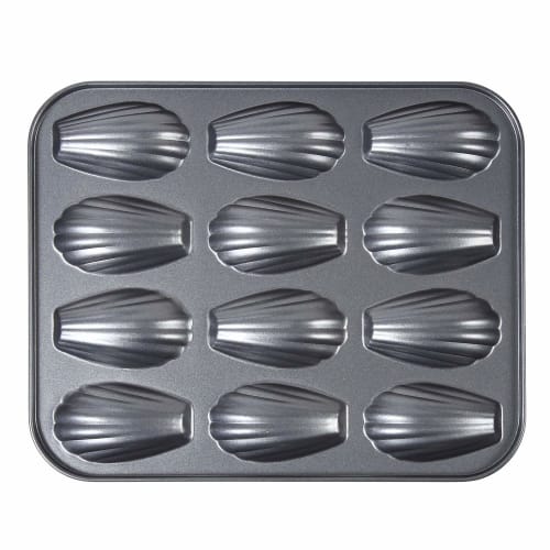 Silicone Baking Tray (with 12 Shell-shaped Madeleine Molds)