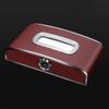 Car tissue box, high-end armrest box, hanging style, high-end creative car tissue box, interior supplies, high-end red