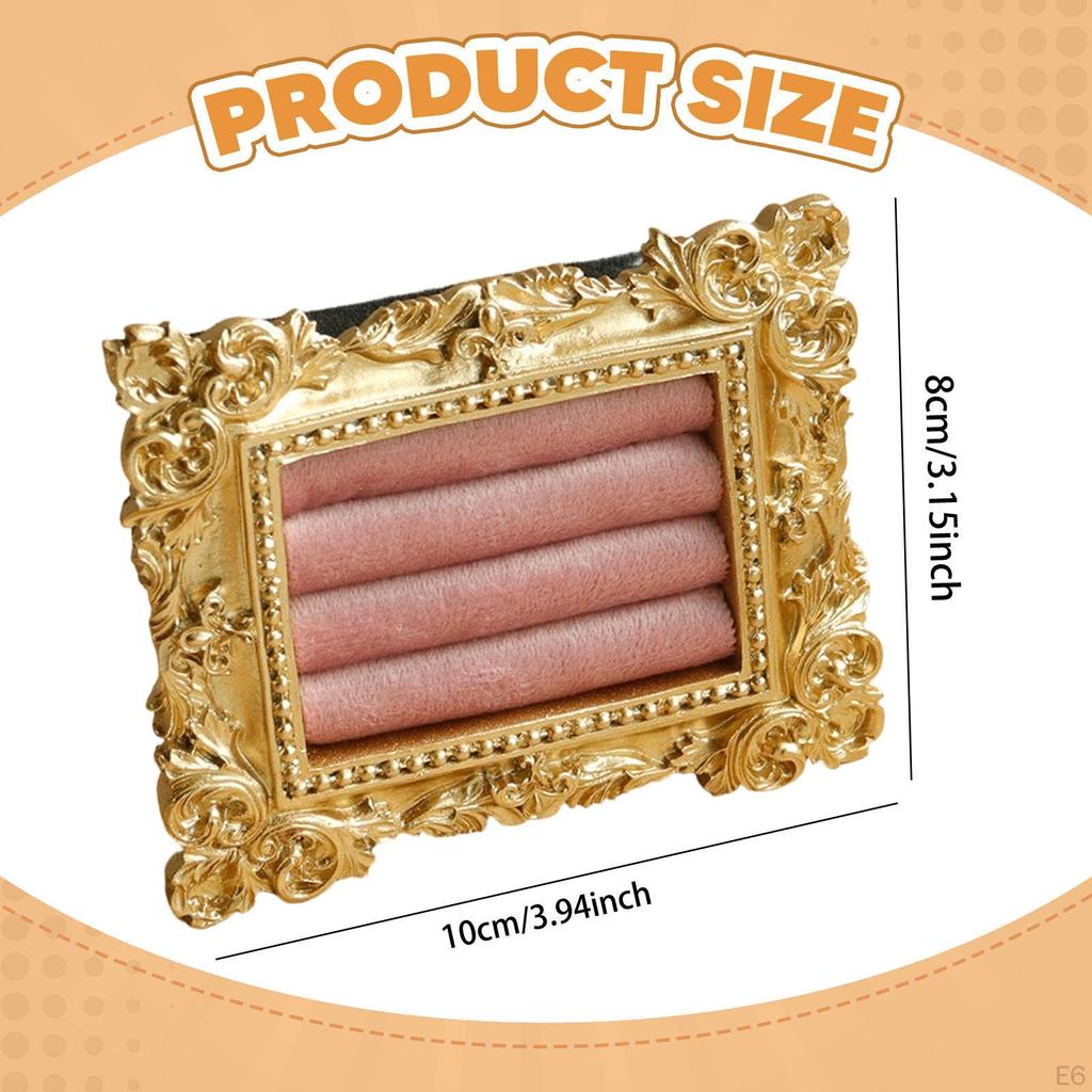 Vintage Display Stand Baroque Holder Photo Prop Ear Studs Organizer for Vendor, Desk, Store, Counter