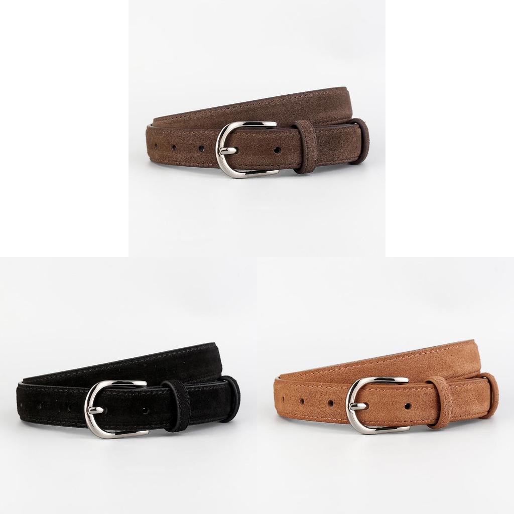 Leather Belt For Women With Zinc Alloy Buckle Stylish Casual And Office Wear