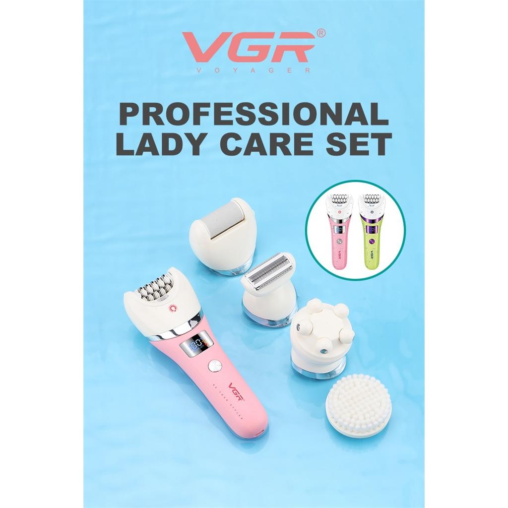 VGR 5-in-1 neues High-End-Haarschneideset multifunktionaler Körperhaarentferner Legierungsklinge Ganzkörper-Haarentfernungsgerät V-759