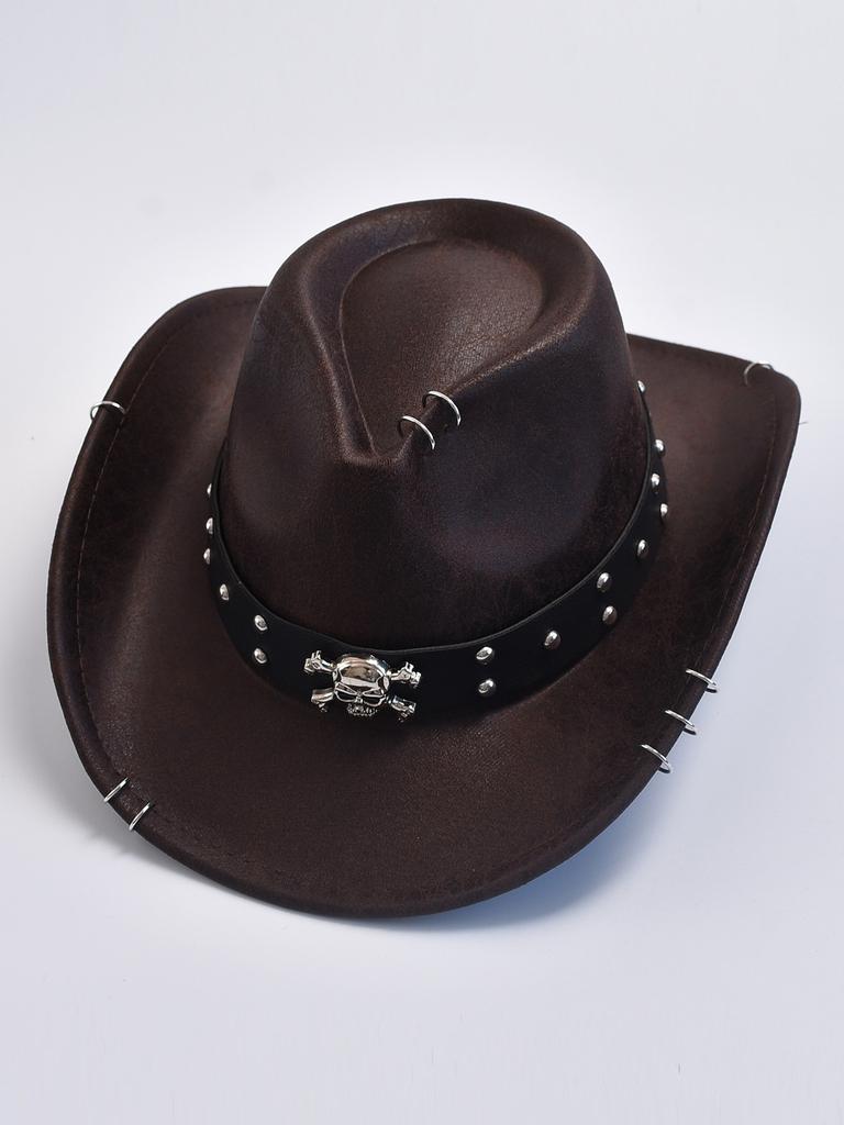 Pălărie de cowboy Western vintage din piele ecologică pentru bărbați, pălării de jazz pentru gentleman, pălărie Panama pentru cowgirl, Sombrero Hombre