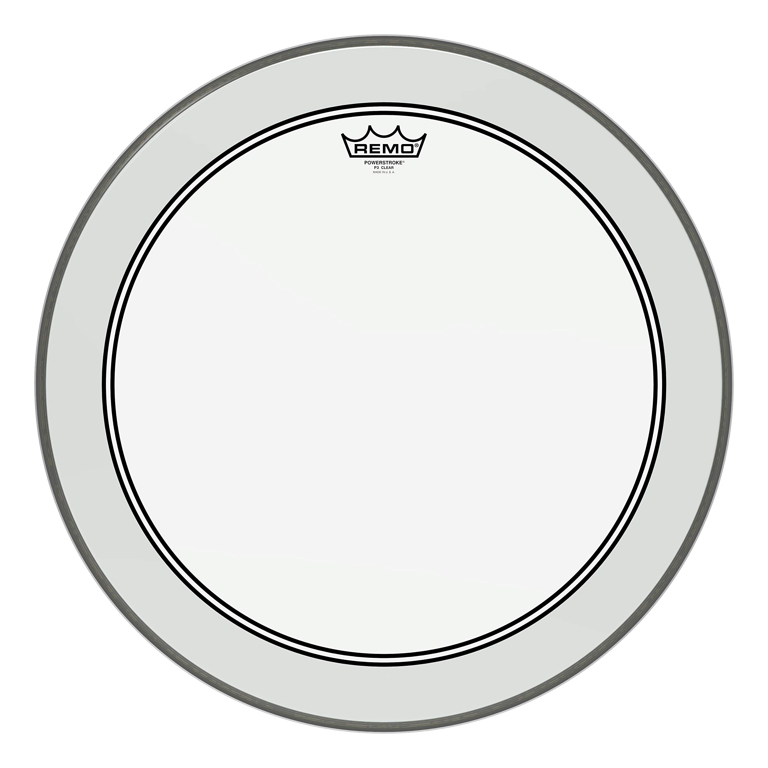 

REMO 20 inch bass drum head power stroke 3 (clear) P3-320B