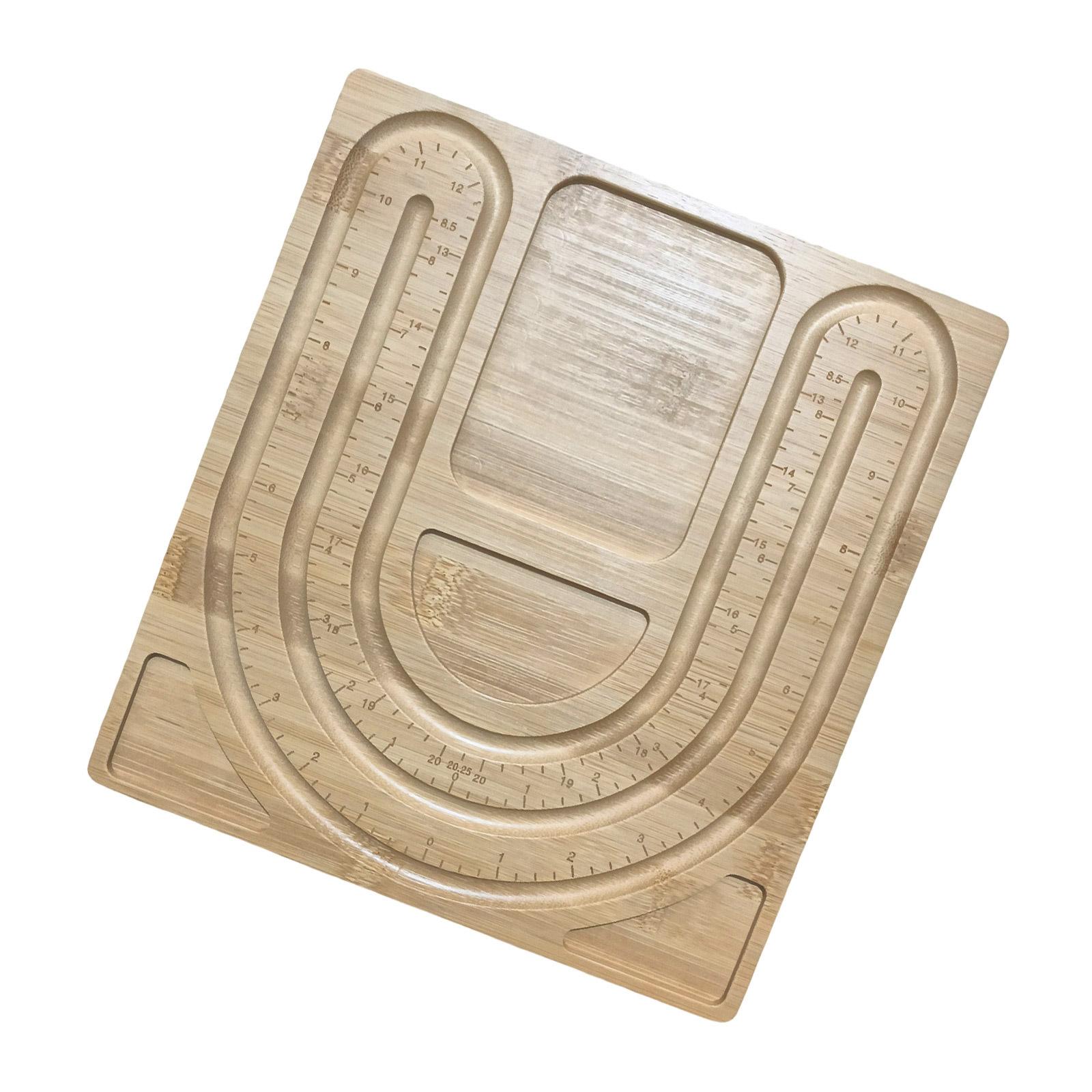 

Деревянная доска для бисера для изготовления ювелирных изделий Эффективные органайзеры для аксессуаров для рукоделия Деревянный лоток для бисера для ювелирных дизайнеров