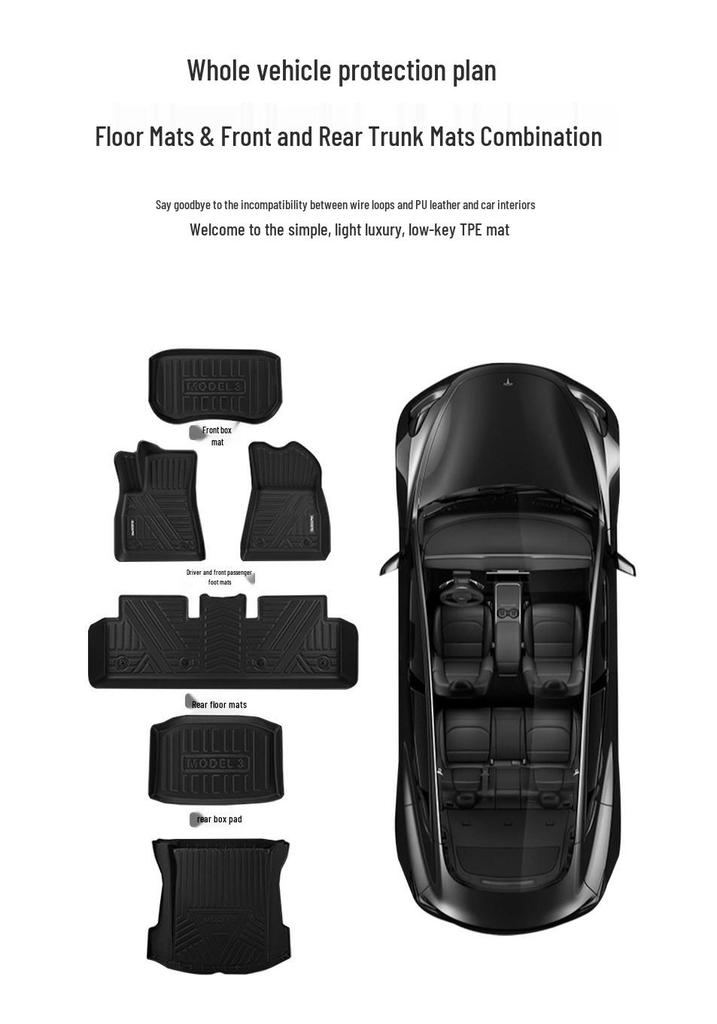 TPE Floor Mats for Suzuki Vitara Brezza 2015-2021