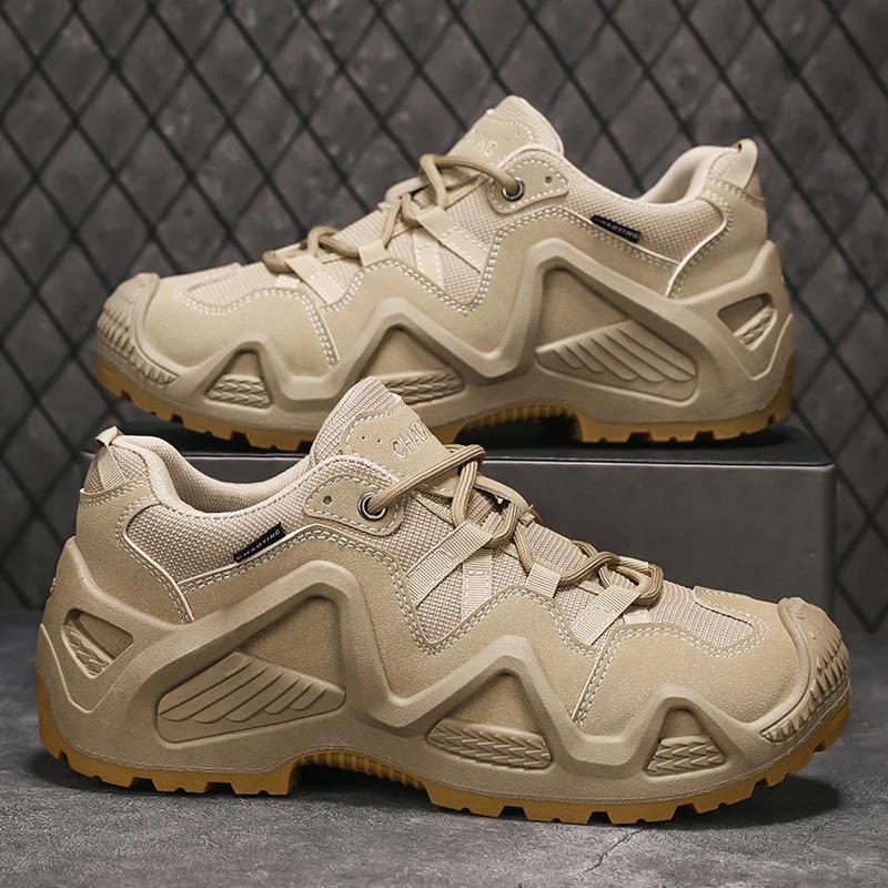 2025 Summer New Desert Boots Men Women Tactical Combat Waterproof Breathable Mesh Upper Multi-terrain EVA Midsole Anti-wear
