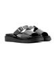 Bsqt By Classy 531 Chemnitz Strap Leather Slippers Aqua Black