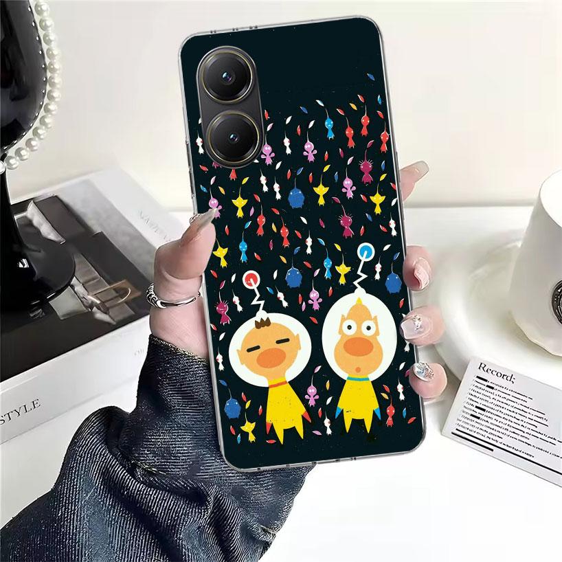 

Game P-PikminS 4 Soft Phone Case For Xiaomi Redmi 15C 15 13C 13 Poco X5 X6 X7 F7 Ultra M7 12C 12 10 10C 9C 9A 9T 9 Fundas Poco X Xiaomi Poco X7